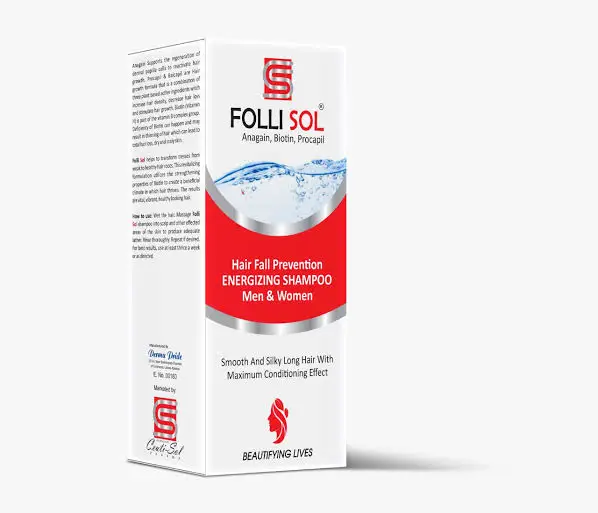 Folli Sol Shampoo Hair Fall Prevention for Men & Women